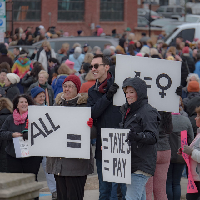 "MILLION WOMAN MARCH, ASBURY PARK NJ" by JOHN MOUNT - $24.67 "MILLION WOMAN MARCH, ASBURY PARK NJ" stock image