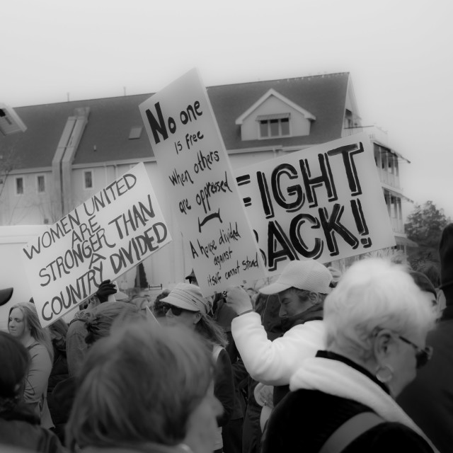"MILLION WOMAN MARCH, ASBURY PARK NJ" by JOHN MOUNT - $24.67 "MILLION WOMAN MARCH, ASBURY PARK NJ" stock image