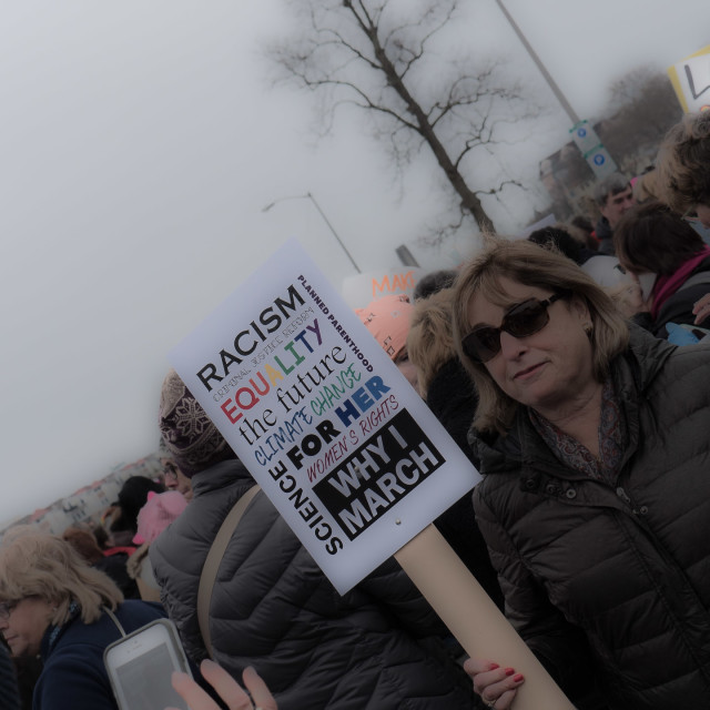 "MILLION WOMAN MARCH, ASBURY PARK NJ" by JOHN MOUNT - $24.67 "MILLION WOMAN MARCH, ASBURY PARK NJ" stock image