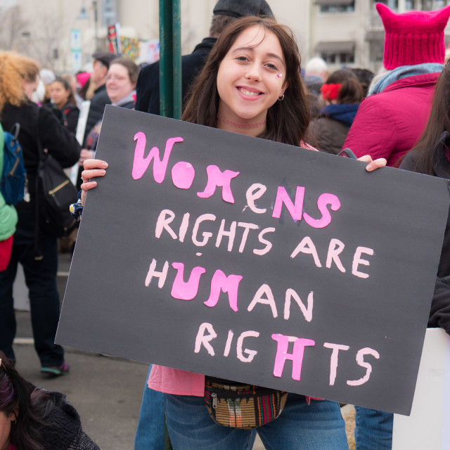 "MILLION WOMAN MARCH" by JOHN MOUNT - $24.67 "MILLION WOMAN MARCH" stock image