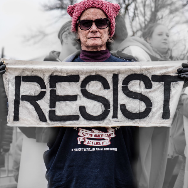 "MILLION WOMAN MARCH, ASBURY PARK NJ" by JOHN MOUNT - $24.67 "MILLION WOMAN MARCH, ASBURY PARK NJ" stock image