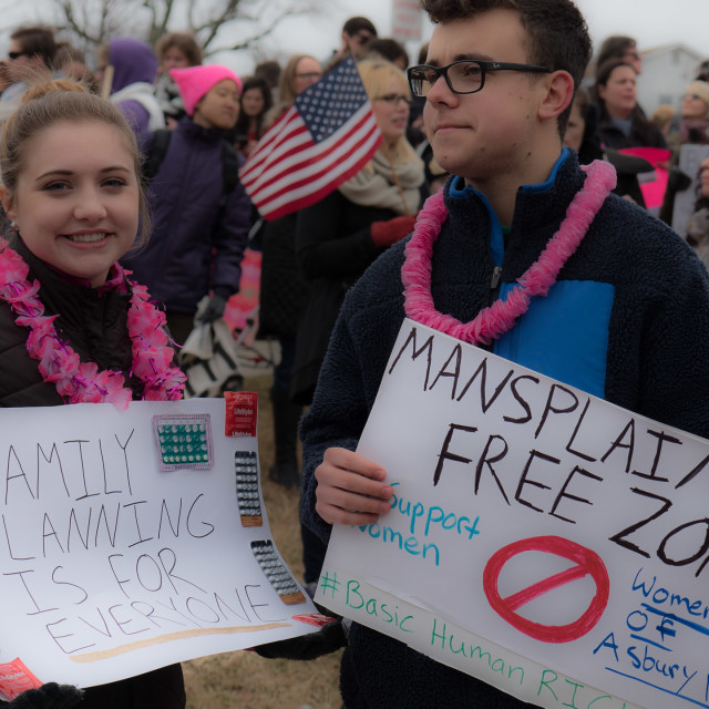 "MILLION WOMAN MARCH, ASBURY PARK NJ" by JOHN MOUNT - $24.67 "MILLION WOMAN MARCH, ASBURY PARK NJ" stock image