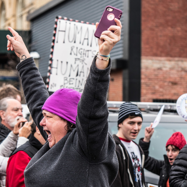 "MILLION WOMAN MARCH, ASBURY PARK NJ" by JOHN MOUNT - $24.67 "MILLION WOMAN MARCH, ASBURY PARK NJ" stock image