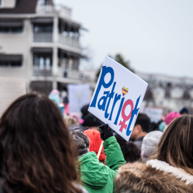 "MILLION WOMAN MARCH, ASBURY PARK NJ" by JOHN MOUNT - $24.67 "MILLION WOMAN MARCH, ASBURY PARK NJ" stock image
