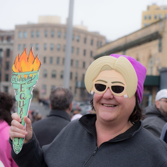 "MILLION WOMAN MARCH, ASBURY PARK NJ" by JOHN MOUNT - $24.67 "MILLION WOMAN MARCH, ASBURY PARK NJ" stock image