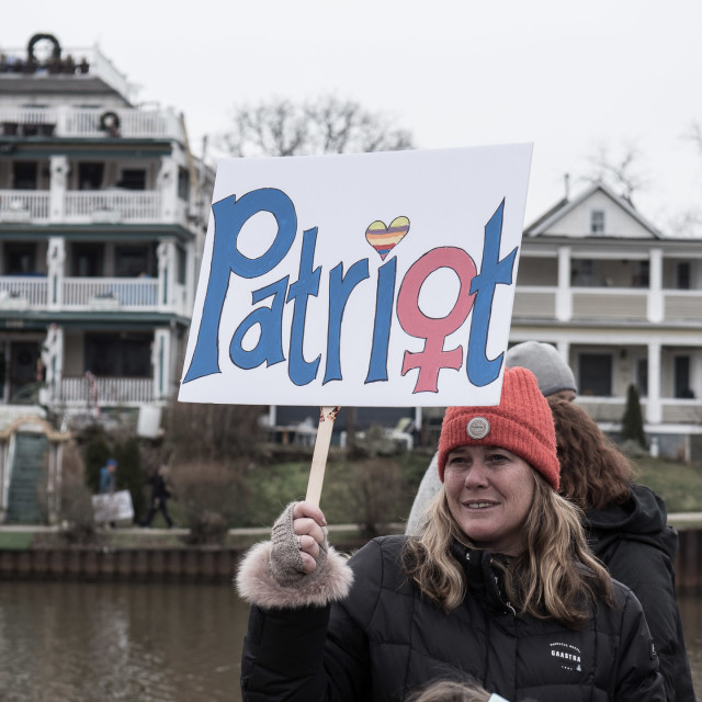 "MILLION WOMAN MARCH, ASBURY PARK NJ" by JOHN MOUNT - $24.67 "MILLION WOMAN MARCH, ASBURY PARK NJ" stock image