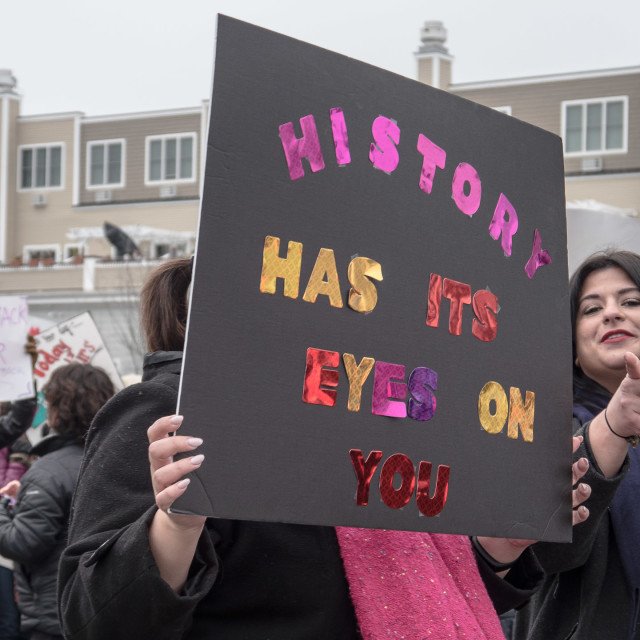 "MILLION WOMAN MARCH, ASBURY PARK NJ" by JOHN MOUNT - $24.67 "MILLION WOMAN MARCH, ASBURY PARK NJ" stock image
