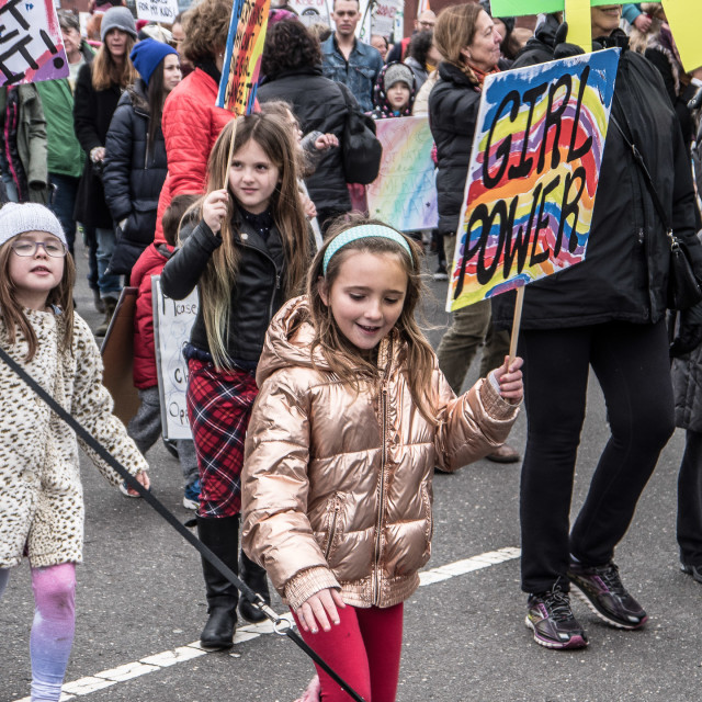 "MILLION WOMAN MARCH, ASBURY PARK NJ" by JOHN MOUNT - $24.67 "MILLION WOMAN MARCH, ASBURY PARK NJ" stock image