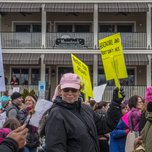 "MILLION WOMAN MARCH, ASBURY PARK NJ" by JOHN MOUNT - $24.67 "MILLION WOMAN MARCH, ASBURY PARK NJ" stock image