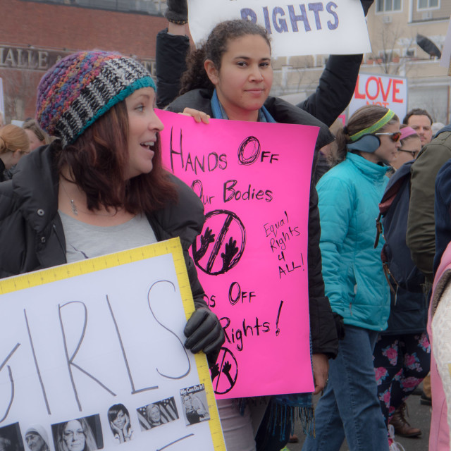 "MILLION WOMAN MARCH, ASBURY PARK NJ" by JOHN MOUNT - $24.67 "MILLION WOMAN MARCH, ASBURY PARK NJ" stock image