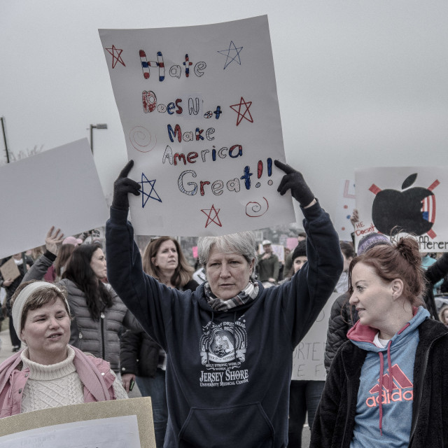 "MILLION WOMAN MARCH, ASBURY PARK NJ" by JOHN MOUNT - $24.67 "MILLION WOMAN MARCH, ASBURY PARK NJ" stock image
