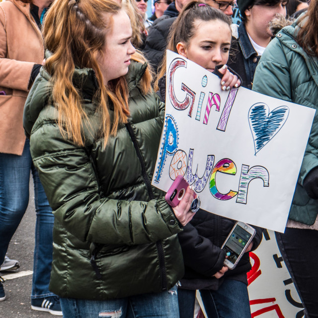 "MILLION WOMAN MARCH, ASBURY PARK NJ" by JOHN MOUNT - $24.67 "MILLION WOMAN MARCH, ASBURY PARK NJ" stock image