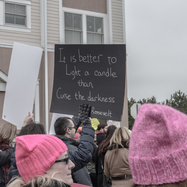 "MILLION WOMAN MARCH, ASBURY PARK NJ" by JOHN MOUNT - $24.67 "MILLION WOMAN MARCH, ASBURY PARK NJ" stock image