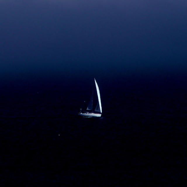 "SAILBOAT IN MONTERY BAY, CALIFORNIA" by JOHN MOUNT - $25.14 "SAILBOAT IN MONTERY BAY, CALIFORNIA" stock image