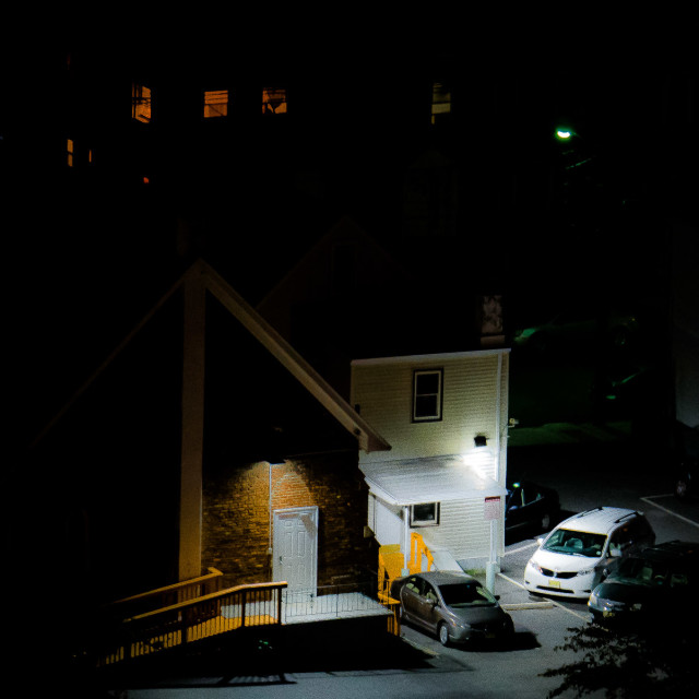 "NIGHT TIME IN THE CITY" by JOHN MOUNT - $25.14 "NIGHT TIME IN THE CITY" stock image