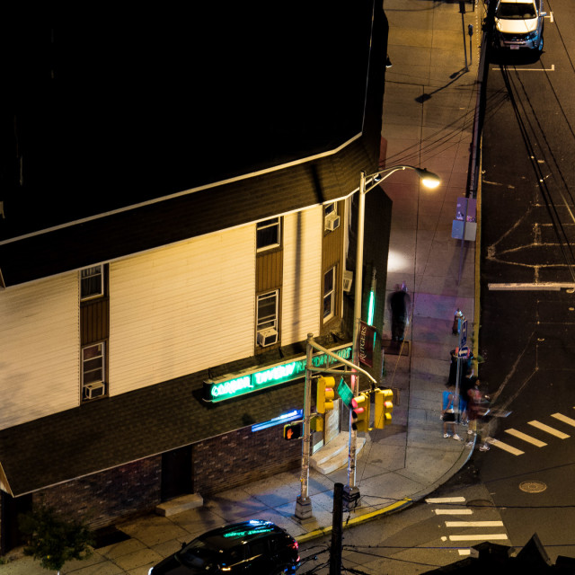 "NIGHT IN THE CITY" by JOHN MOUNT - $25.14 "NIGHT IN THE CITY" stock image