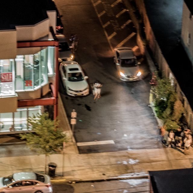 "NIGHT IN THE CITY" by JOHN MOUNT - $25.14 "NIGHT IN THE CITY" stock image