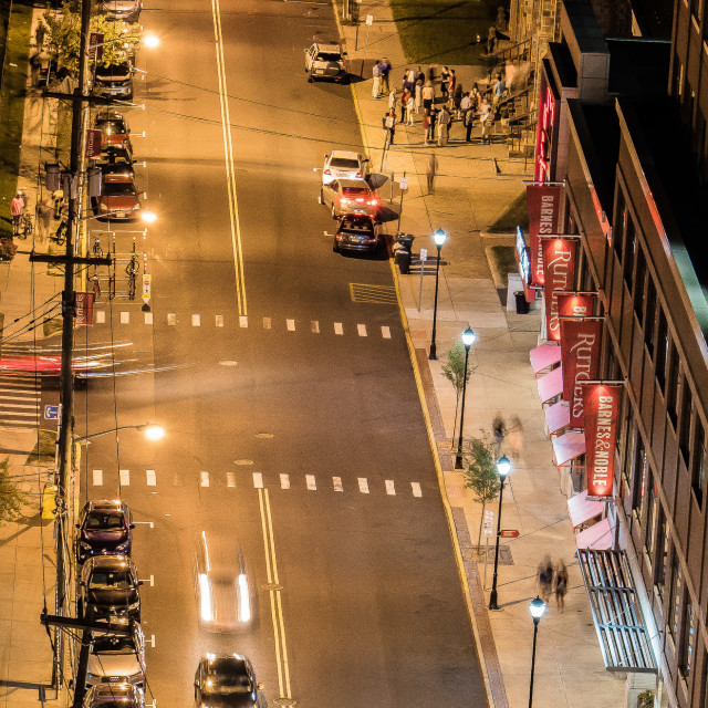 "NIGHT IN THE CITY" by JOHN MOUNT - $25.14 "NIGHT IN THE CITY" stock image