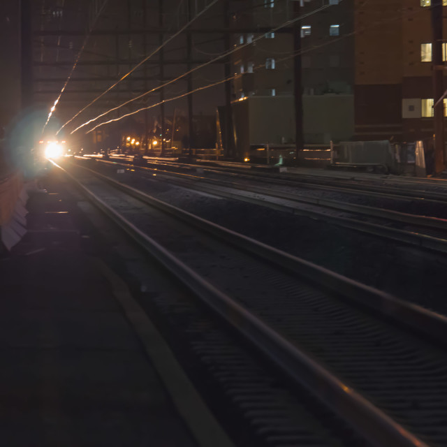 "NIGHT IN THE CITY" by JOHN MOUNT - $25.14 "NIGHT IN THE CITY" stock image