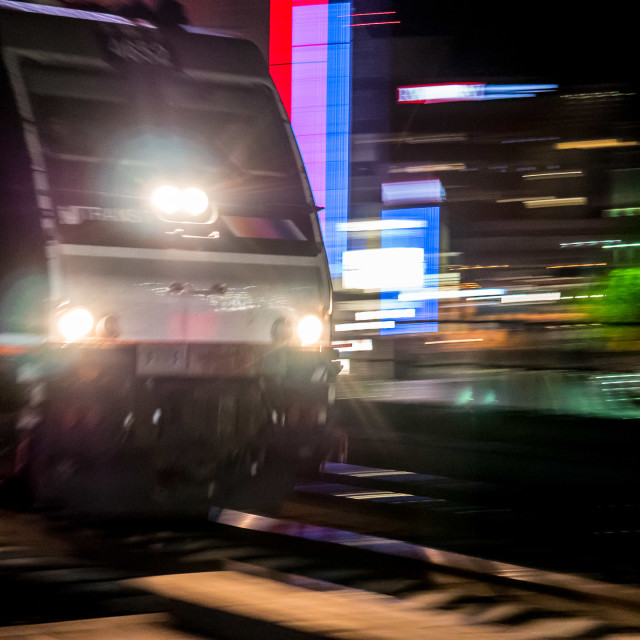 "NIGHT IN THE CITY" by JOHN MOUNT - $25.14 "NIGHT IN THE CITY" stock image
