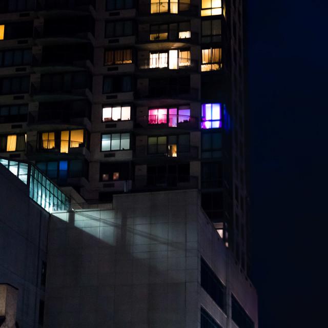 "NIGHT IN THE CITY" by JOHN MOUNT - $25.14 "NIGHT IN THE CITY" stock image