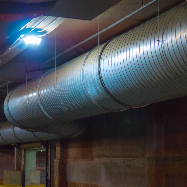 "INDUSTRIAL SIZE PIPE / AIR DUCT" by JOHN MOUNT - $25.14 "INDUSTRIAL SIZE PIPE / AIR DUCT" stock image