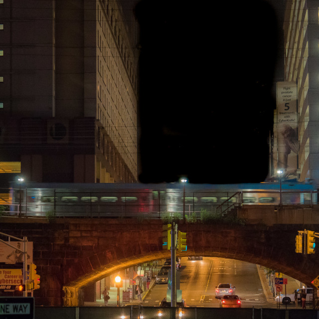 "NIGHT TIME IN THE CITY" by JOHN MOUNT - $25.14 "NIGHT TIME IN THE CITY" stock image