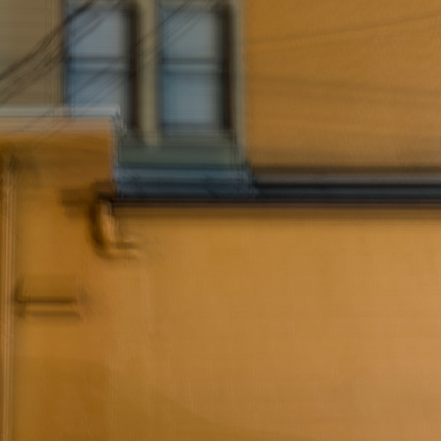 "OUT OF FOCUS YELLOW BUILDING" by JOHN MOUNT - $25.14 "OUT OF FOCUS YELLOW BUILDING" stock image