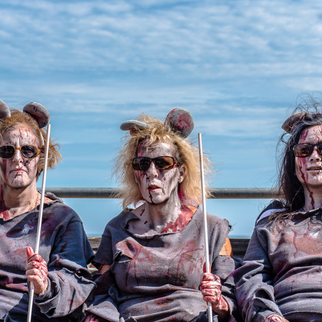 "THREE BLIND MICE ZOMBIES" by JOHN MOUNT - $25.14 "THREE BLIND MICE ZOMBIES" stock image