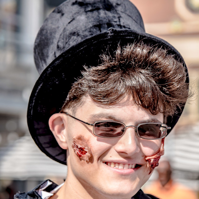 "ZOMBIE AT THE ASBURY PARK N ZOMBIE WALK" by JOHN MOUNT - $25.14 "ZOMBIE AT THE ASBURY PARK N ZOMBIE WALK" stock image
