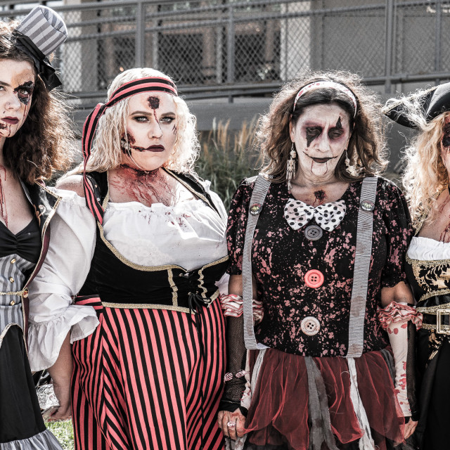 "PIRATE WENCH ZOMBIES" by JOHN MOUNT - $25.14 "PIRATE WENCH ZOMBIES" stock image