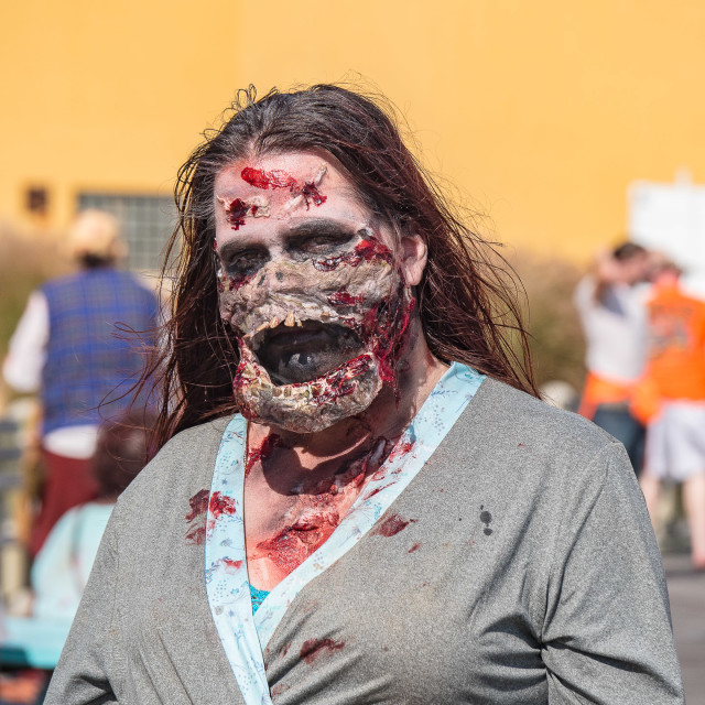 "ZOMBIE AT THE ASBURY PARK NJ ZOMBIE WALK" by JOHN MOUNT - $25.14 "ZOMBIE AT THE ASBURY PARK NJ ZOMBIE WALK" stock image