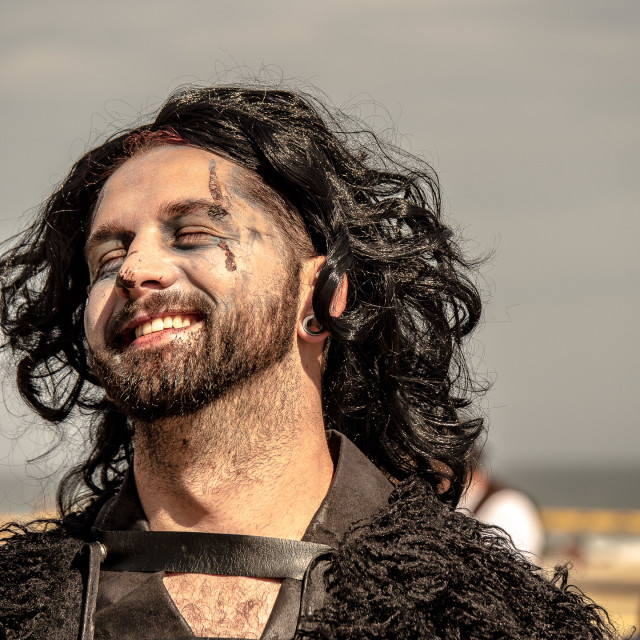 "ZOMBIE AT THE ASBURY PARK NJ ZOMBIE WALK" by JOHN MOUNT - $25.14 "ZOMBIE AT THE ASBURY PARK NJ ZOMBIE WALK" stock image