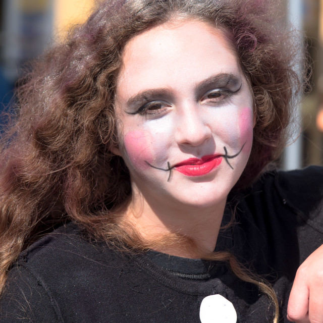 "ZOMBIE AT THE ASBURY PARK NJ ZOMBIE WALK" by JOHN MOUNT - $25.14 "ZOMBIE AT THE ASBURY PARK NJ ZOMBIE WALK" stock image