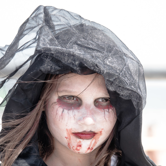 "YOUNG GIRL ZOMBIE" by JOHN MOUNT - $25.14 "YOUNG GIRL ZOMBIE" stock image