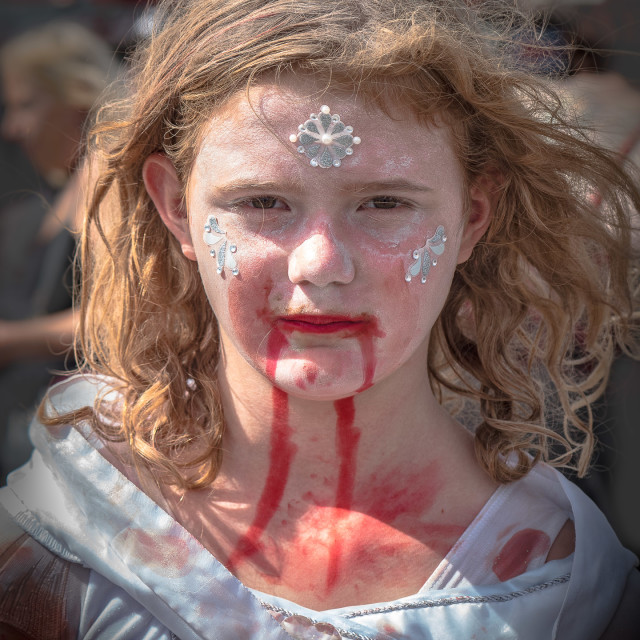 "YOUNG GIRL ZOMBIE" by JOHN MOUNT - $25.14 "YOUNG GIRL ZOMBIE" stock image