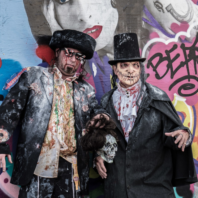 "ZOMBIES IN FRONT OF AMY WINEHOUSE MURAL" by JOHN MOUNT - $25.14 "ZOMBIES IN FRONT OF AMY WINEHOUSE MURAL" stock image