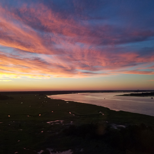 "Sunset at Bulows" by Janille Eclavea - $6.20 "Sunset at Bulows" stock image