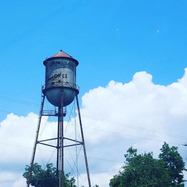 "Water Tower in Elloree" by Janille Eclavea - $6.20 "Water Tower in Elloree" stock image