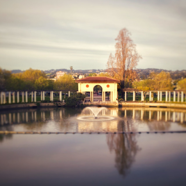 "Lake Merritt rotunda" stock image