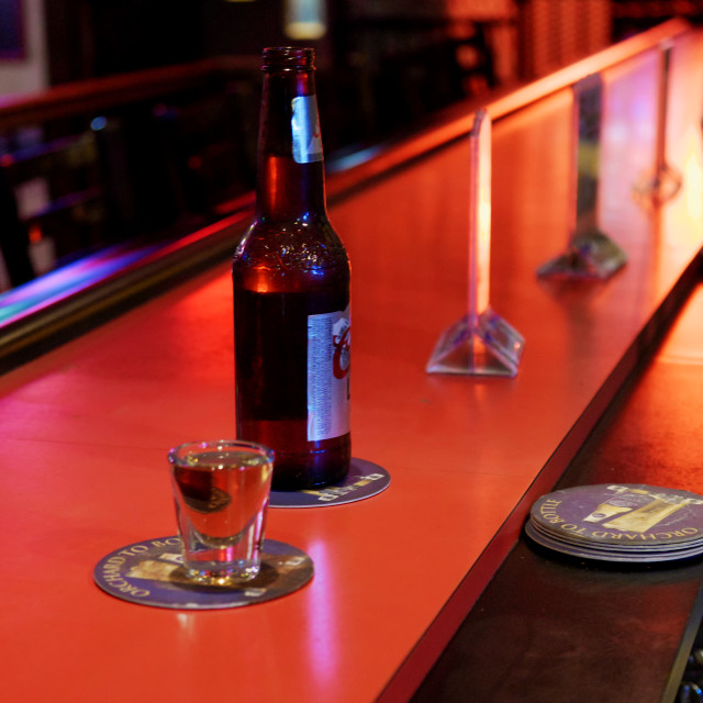 "The orange bar" by JOHN MOUNT - $24.67 "The orange bar" stock image
