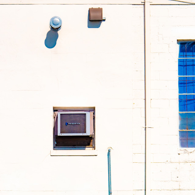 "White Industrial Building" by JOHN MOUNT - $24.67 "White Industrial Building" stock image