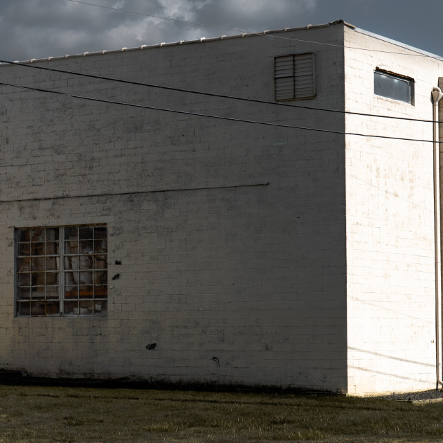 "Industrial Building" by JOHN MOUNT - $24.67 "Industrial Building" stock image