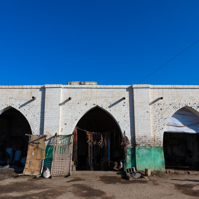 "Leather market, Kassala State, Kassala, Sudan" stock image