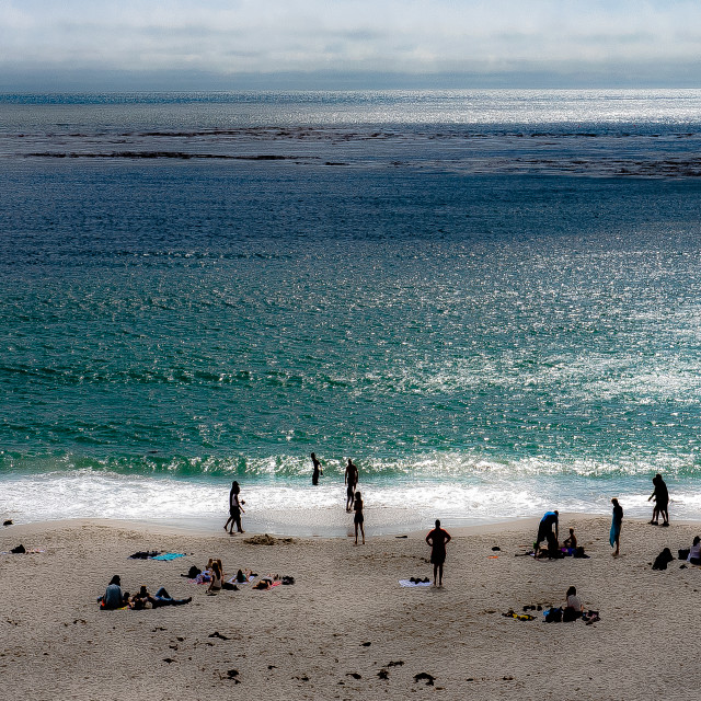 "Carmel Beach" by JOHN MOUNT - $25.14 "Carmel Beach" stock image