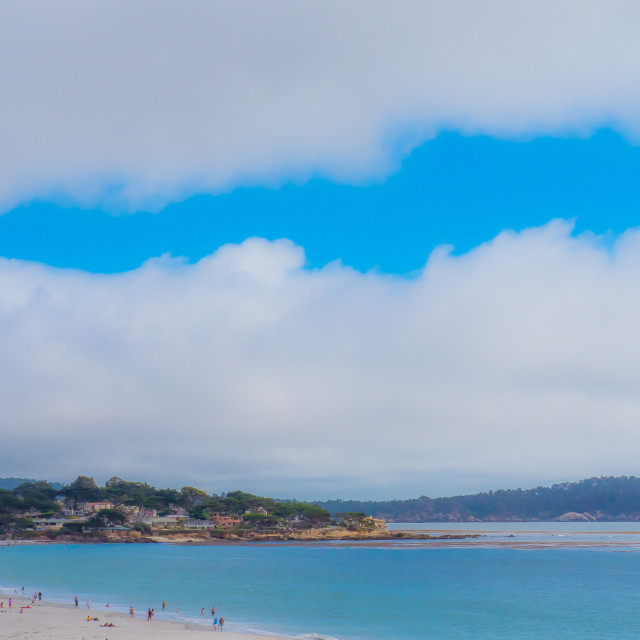 "Carmel Beach" by JOHN MOUNT - $25.14 "Carmel Beach" stock image