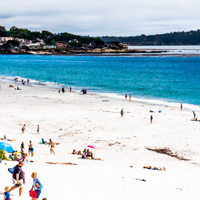 "Carmel Beach" by JOHN MOUNT - $25.14 "Carmel Beach" stock image