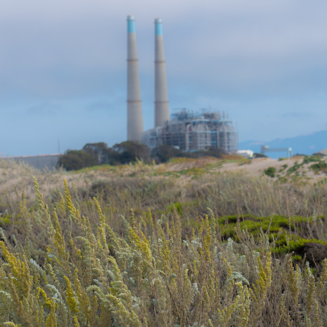 "Duke Energy plant at Moss Landing, California" by JOHN MOUNT - $25.14 "Duke Energy plant at Moss Landing, California" stock image