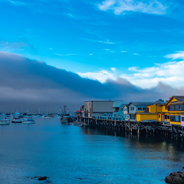 "Monterey Wharf" by JOHN MOUNT - $25.14 "Monterey Wharf" stock image