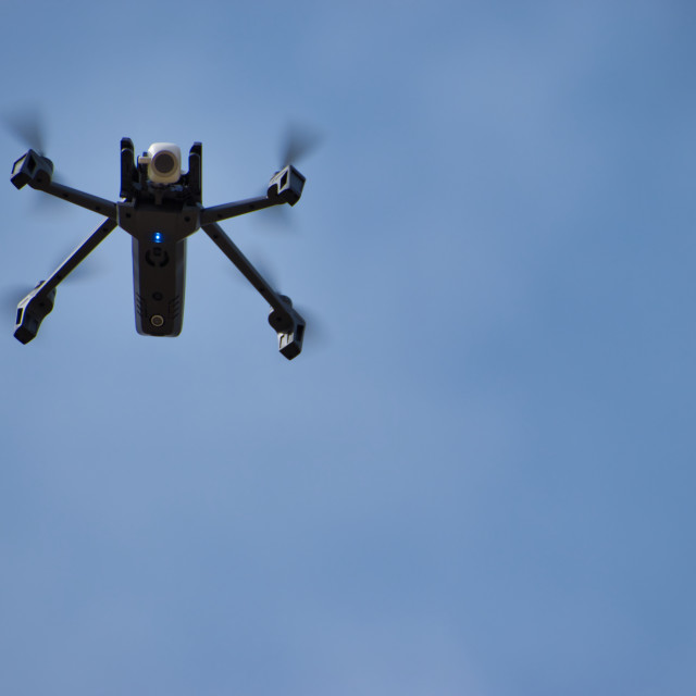 "Drone parrot anafi flying" stock image